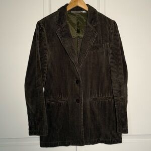 Newport News Army Green Corduroy Jacket